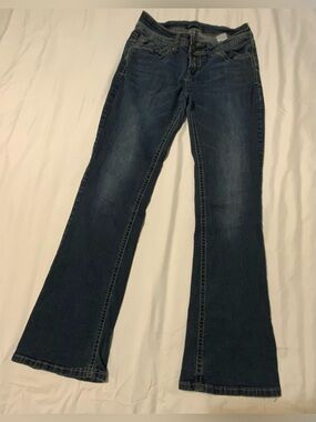 Wallflower Legendary Bootcut Jeans Medium Wash Classic Fit Mid Rise Size 9 Reg